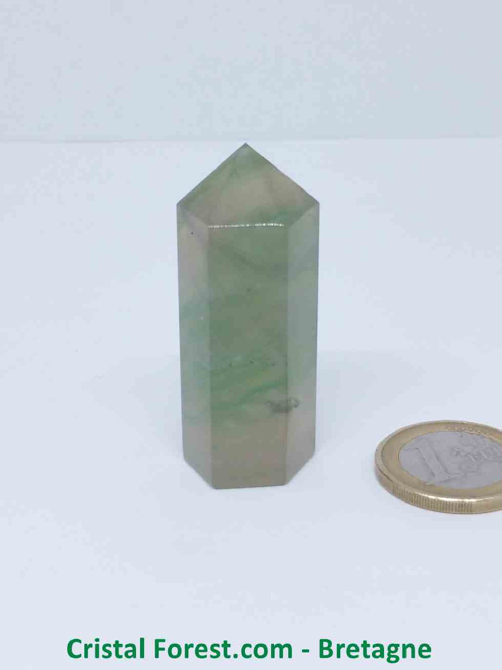 Fluorite (Fluorine) - Pointe taillée - Env 5 x 2 x 1.8cm / 36,20gr