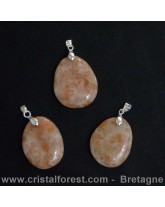 Pendentif Pierre de soleil Naturelle 3cm