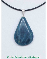 Apatite bleue - Pendentif Goutte