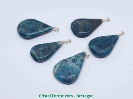 Apatite bleue - Pendentif Goutte