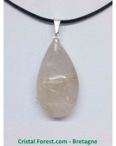 Quartz Rutile - Pendentif Bélière