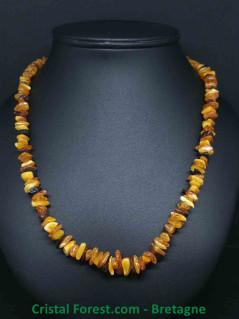 Ambre véritable - Collier Baroque (Chips) - Adulte