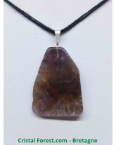 Super seven (Cacochynite) - Pendentif Pierre plate