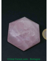 Sceau de Salomon Quartz rose - 5,6 cm