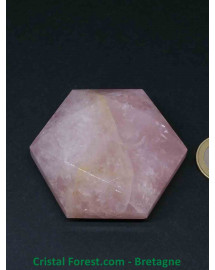 Sceau de Salomon Quartz rose - 5,6 cm