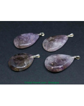 Super 7 (Cacochynite) - Pendentif Bélière Acier Inoxydable