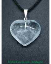 Topaze Bleue - Pendentif Coeur