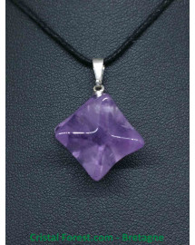 Améthyste - Pendentif Merkabah