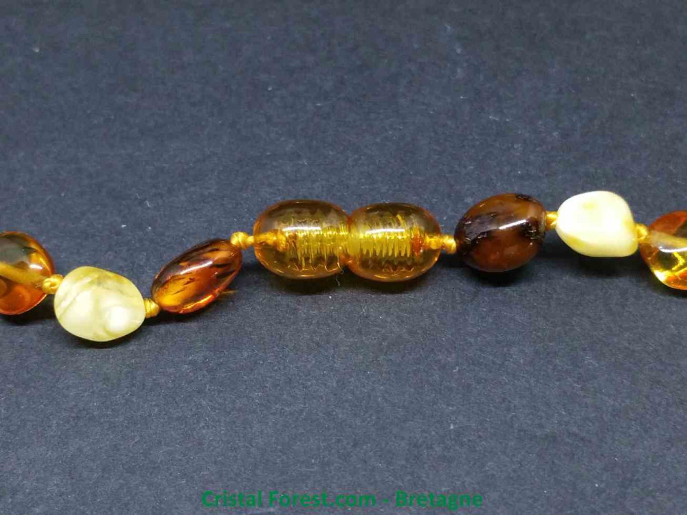 Ambre véritable Extra AAA - Collier Bébé / Enfant