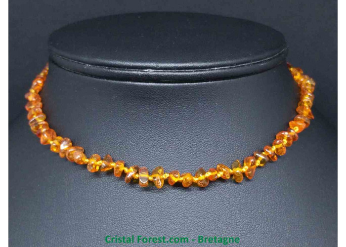 Ambre véritable Extra AAA - Collier Bébé / Enfant - Longueur 38 cm environ