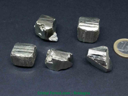Pyrite de fer AAA - Pierre brute cristallisée