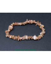 Pierre de lune Orangée - Bracelet baroque (ships)