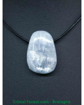Célestine (Célestite) - Pendentif Pierre percée