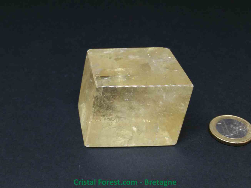 Calcite Miel - Bloc Poli