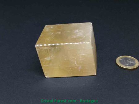 Calcite Miel - Bloc Poli