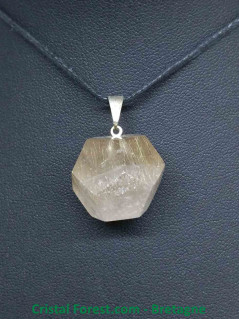 Quartz Rutile - Pendentif Dodécaèdre