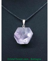 Améthyste - Pendentif Dodécaèdre