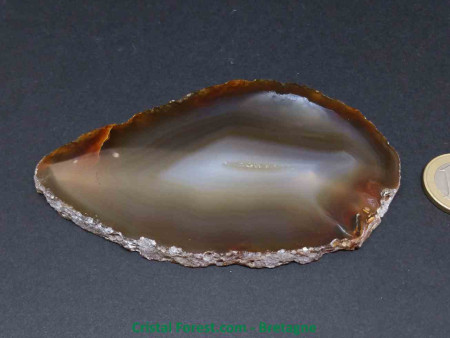 Agate naturelle - Plaque Polie