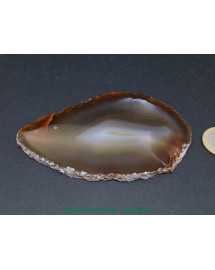 Agate naturelle - Plaque Polie