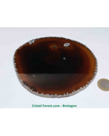 Agate naturelle - Plaque Polie