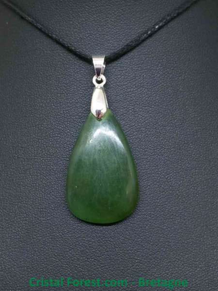 Serpentine - Pendentif Pointe 6 Faces - Spirale