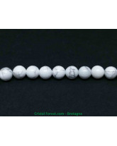 Howlite naturelle - Fil de perles