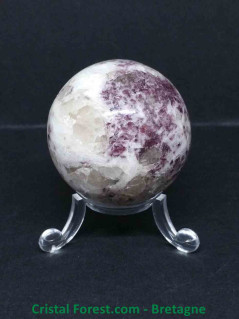 Rubellite (Tourmaline Rose) - Sphère