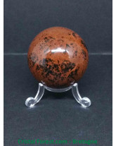 Obsidienne Pourpre (Acajou) - Sphère