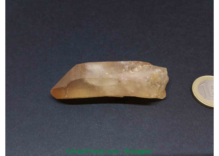 Citrine naturelle fumée