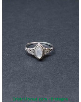 Labradorite Blanche - Bagues en Argent