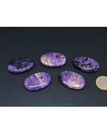 Charoïte - pierres plates 