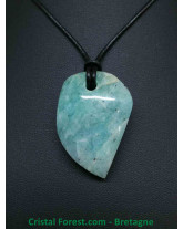 Amazonite - Pendentifs pierre percée Forme Libre