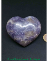 Lépidolite (mica) - Cœurs