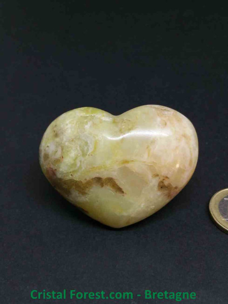 Opale Verte - Coeurs