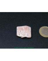 Opale rose des Andes - Pierre brute semi polie