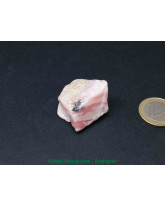 Opale rose des Andes - Pierre brute semi polie