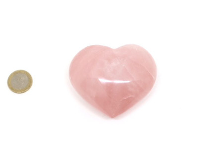 Quartz Rose AAA - Coeurs à poser