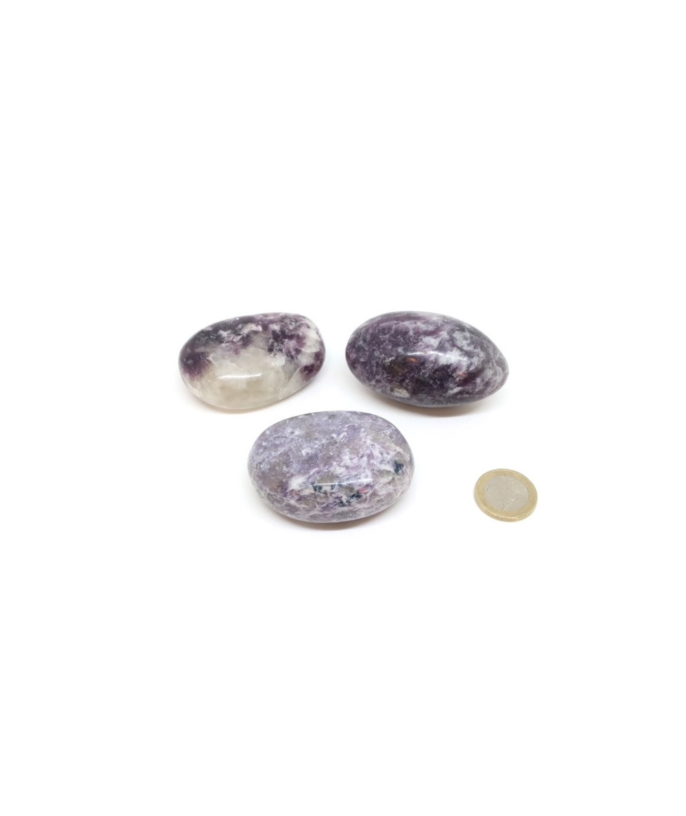 Lépidolite (mica) - Pierres Plates