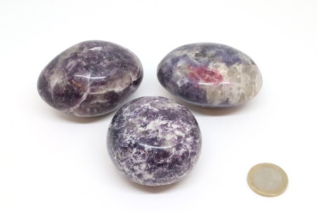 Lépidolite (mica) - Pierres Plates