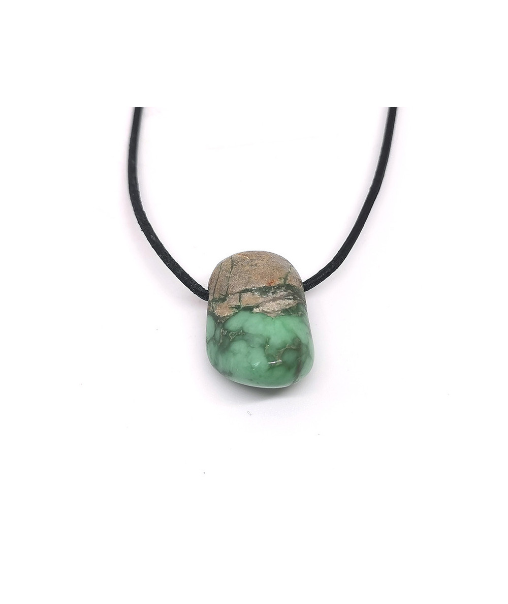 Variscite - Pendentif Pierre percée