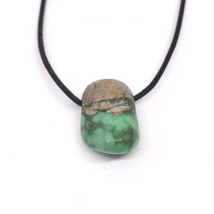 Variscite - Pendentif Pierre percée