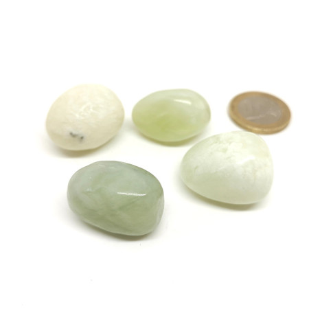 Jade de Chine / Serpentine - Pierre roulée