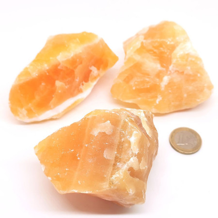 Calcite Orange - Bloc Pierre brute