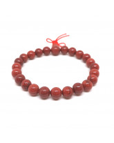 Jaspe Rouge - Bracelet Boules Mala Tibétain