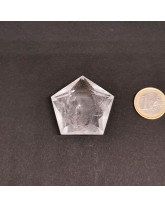 Cristal de roche -  Sceau de Salomon (hexagramme)