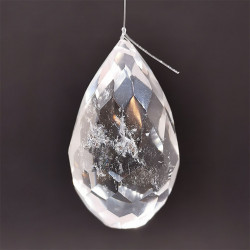 Boules Feng Shui (véritables) - Cristal de roche facetté