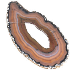 Agate naturelle - Plaque Polie