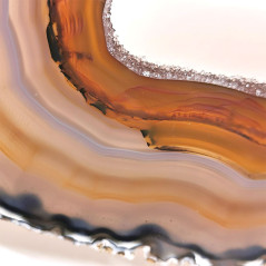 Agate naturelle - Plaque Polie