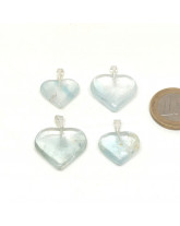 Topaze Bleue - Pendentif Coeur
