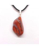 Jaspe rouge - Pendentif Pierre roulée